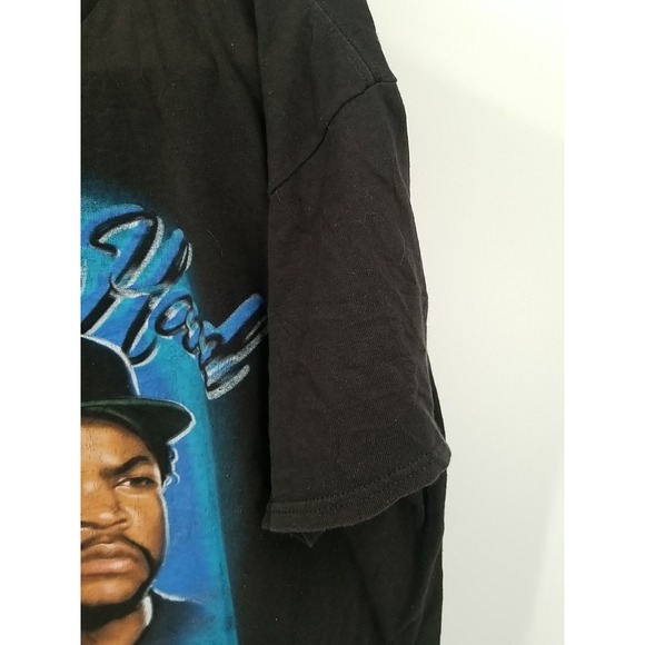 Freeze Boyz N The Hood Shirt Short Sleeve Graphic Print Black Crew Neck Large - Picture 4 of 6